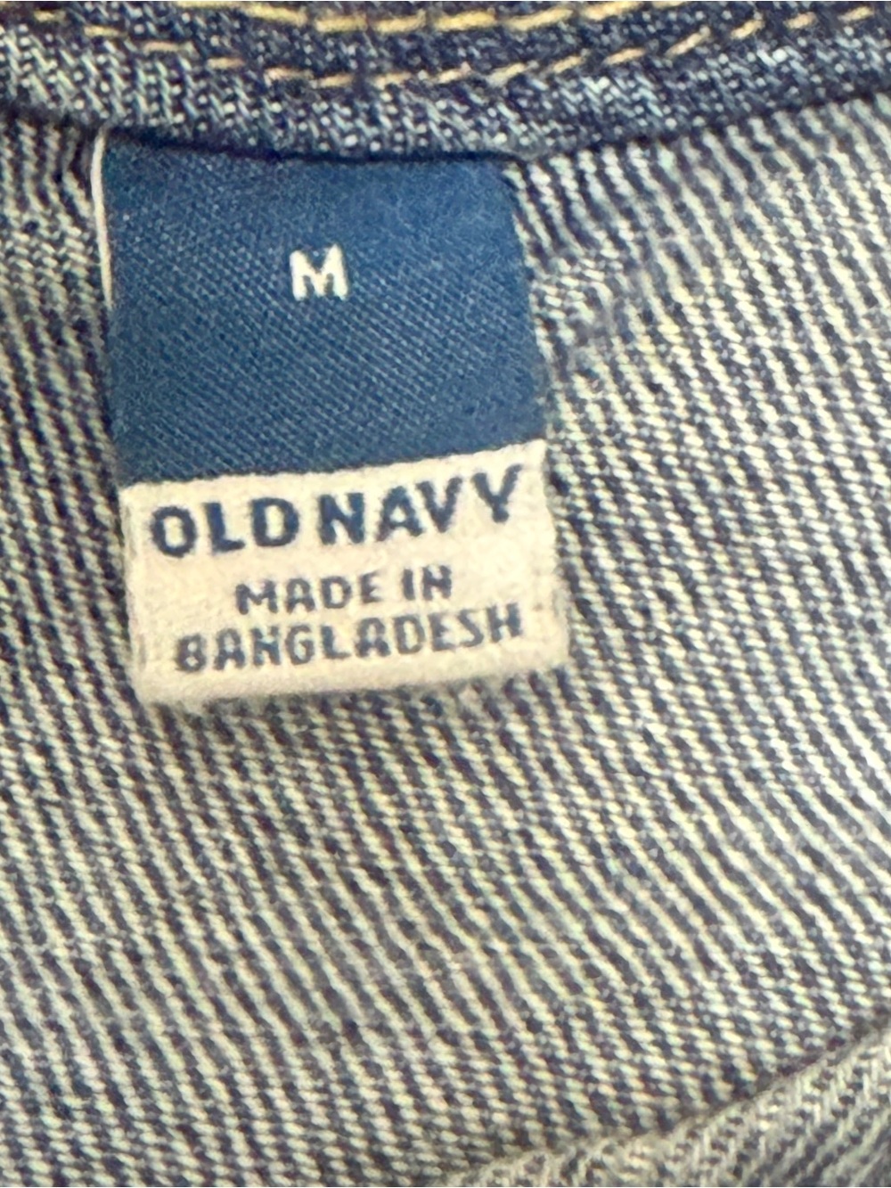 Old Navy Simple Blue Denim Short-Sleeved Shift Dress. Sz M. - Picture 9 of 10